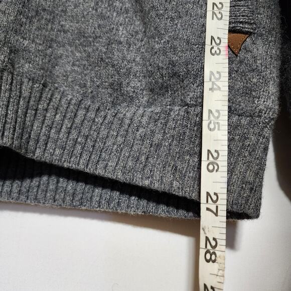 Duluth Trading men's windproof Shetland wool zip up jacket grey size medium - Picture 6 of 8